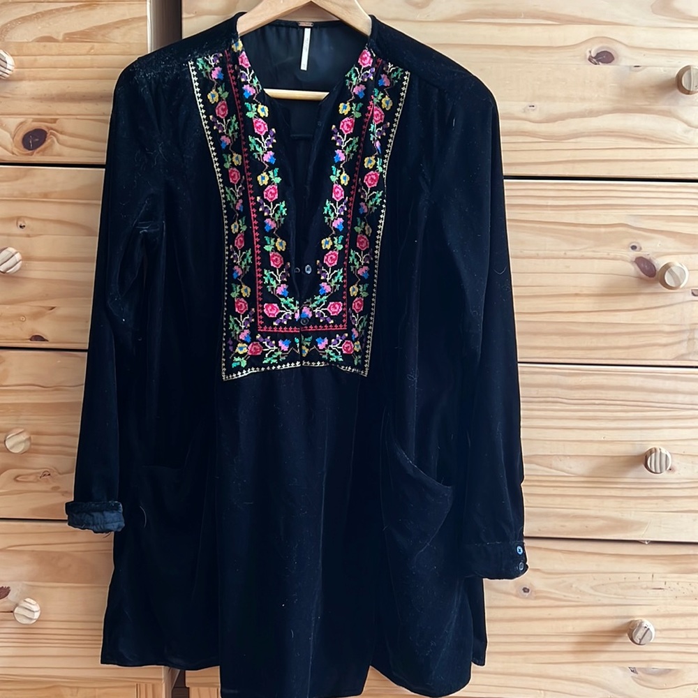 Free People Velour Dress